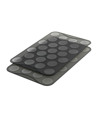 Set de 2 tavi pentru mini macarons, silicon - MASTRAD